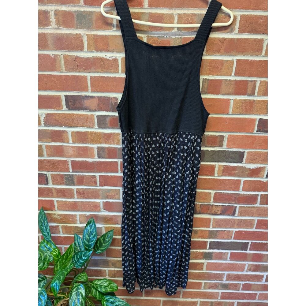 Y2K Rabbit Rabbit Rabbit Brand Black Printed Overall Dress - Picture 4 of 4